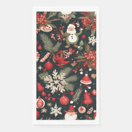 fairytale Christmas decorations, flowers, leaves