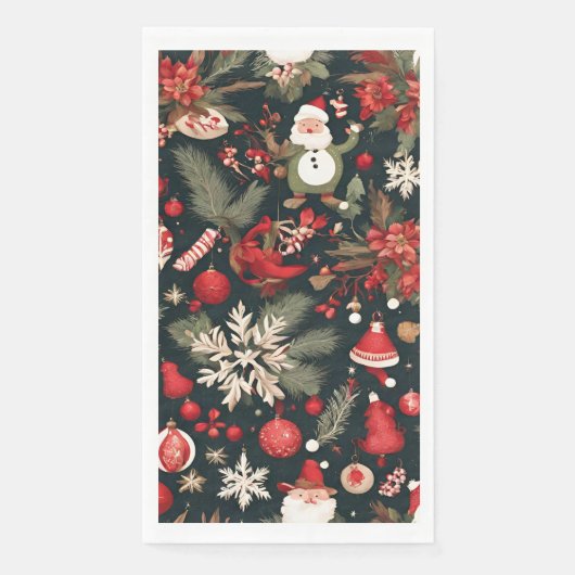 fairytale Christmas decorations, flowers, leaves (正面)