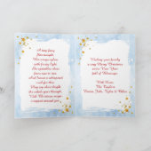 Fairytale Christmas with Holiday Poem Personalized カード (内部)