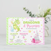 Fairytale Dragon Princess Joint Birthday 招待状 (スタンド正面)