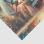 Fairytale Fantasy Unicorn With Girl Decoupage 薄葉紙 (詳細)