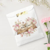 Fairytale Flowers Rose Baby Shower フェイバーバッグ (封をした状態)