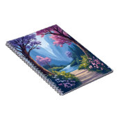 Fairytale Forest | Magical Floral Nature Landscape ノートブック (右側)