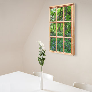 Fairytale Garden 3D Effectウィンドウビュー写真 キャンバスプリント