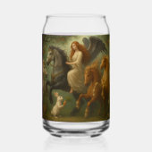 Fairytale Horses and Angel Drinkware Set ガラス缶 (正面)