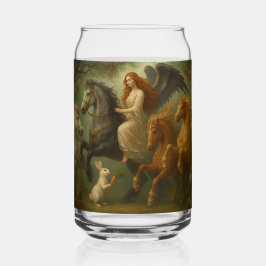 Fairytale Horses and Angel Drinkware Set ガラス缶