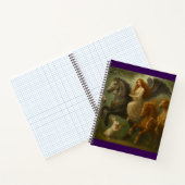 Fairytale Horses and Angels Spiral Notebook ノートブック (内部)