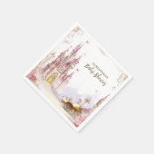 Fairytale Magic and Enchanted Story  Baby Shower スタンダードカクテルナプキン (角)