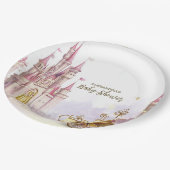 Fairytale Magic and Enchanted Story Baby Shower ペーパープレート (アングル)