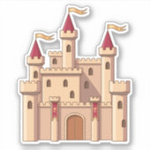 Fairytale Medieval Royal Princess Castle シール (正面)