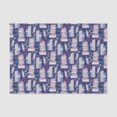 Fairytale Pile of Books Blue  薄葉紙 (正面)