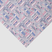 Fairytale Pile of Books Gray 薄葉紙 (詳細)