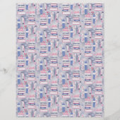 Fairytale Pile of Books Gray Scrapbook Paper (裏面)