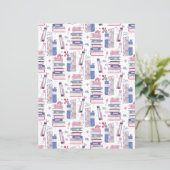 Fairytale Pile of Books White Scrapbook Paper (スタンド正面)