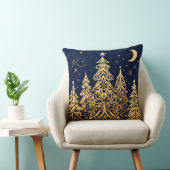Fairytale Pines in Gold – Romantic Nights クッション (椅子)