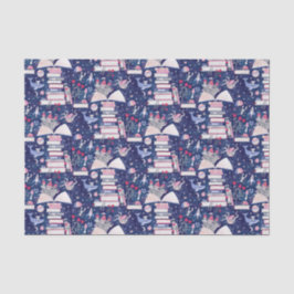 Fairytale Pop Up Book Castle Blue  薄葉紙