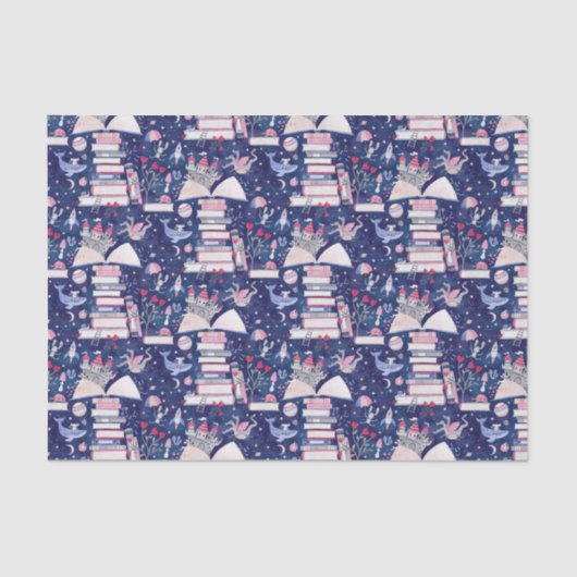 Fairytale Pop Up Book Castle Blue 薄葉紙 (正面)