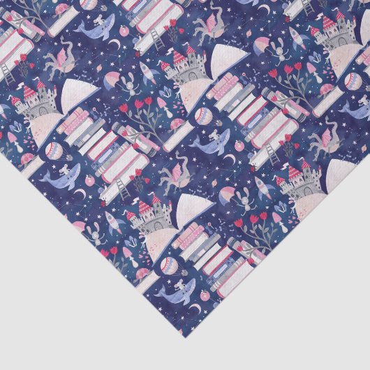 Fairytale Pop Up Book Castle Blue  薄葉紙 (詳細)