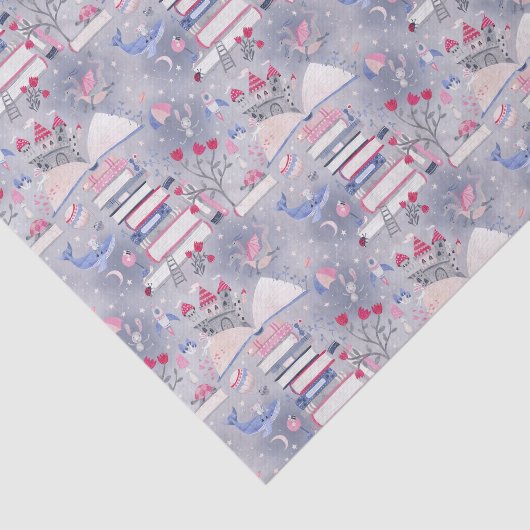 Fairytale Pop Up Book Castle Gray 薄葉紙 (詳細)