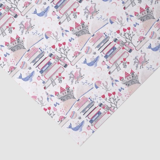 Fairytale Pop Up Book Castle White 薄葉紙 (詳細)