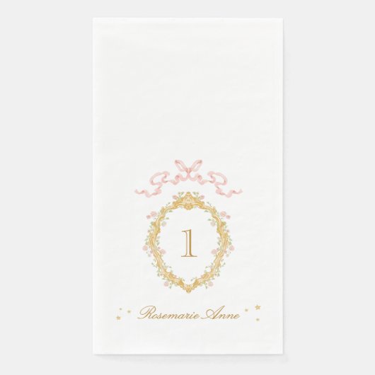 Fairytale Princess Big Number Girly Birthday Party (正面)