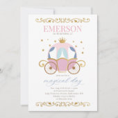 Fairytale Princess Birthday Invitation 招待状 (正面)