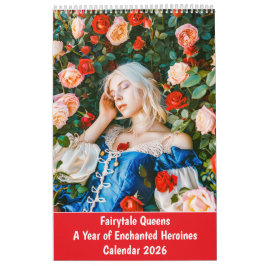 Fairytale Queens – A Year of Enchanted Heroines カレンダー