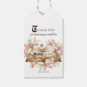 Fairytale Royal Baby Shower ギフトタグ (正面)