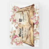 Fairytale Royal Baby Shower Welcome Sign 横断幕 (縦)