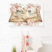 Fairytale Royal Baby Shower Welcome Sign 横断幕 (インサイチュ)