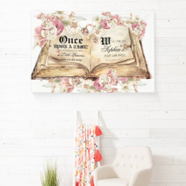 Fairytale Royal Baby Shower Welcome Sign 横断幕