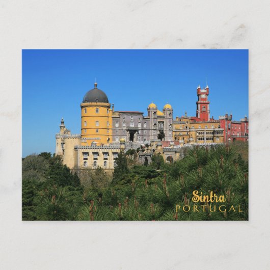 Fairytale Sintra Palace写真,ポルトガル ポストカード (正面)