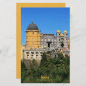 Fairytale Sintra Palace写真，ポルトガル 便箋 (正面/裏面)