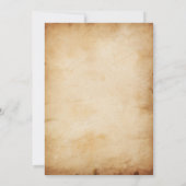 Fairytale Story Book Flower Baby Shower  招待状 (裏面)