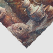 Fairytale Vintage Mad Hatter Tea Party Decoupage 薄葉紙 (詳細)