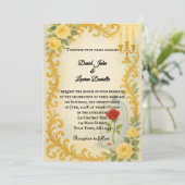 Fairytale Wedding Photo Invitation 招待状 (スタンド正面)