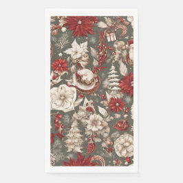 fairytale whimsical Christmas decorations, flowers