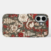 fairytale whimsical Christmas decorations, flowers Case-Mate iPhoneケース (裏面 (横))