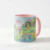 Fairytale World Map Magical Fantasy Kids Mug マグカップ (正面右)