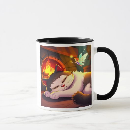 Fais un gros dodo mon chat. マグカップ (右)