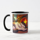 Fais un gros dodo mon chat. マグカップ (左)