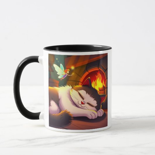 Fais un gros dodo mon chat. マグカップ (左)