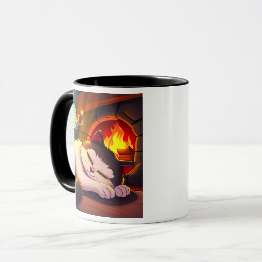 Fais un gros dodo mon chat. マグカップ (正面左)