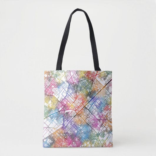 Faisalabad Pakistan City Map トートバッグ (正面)