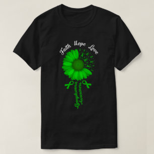 Fait Hope Love Green Lymphomaがん認識度 Tシャツ