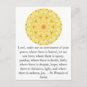 FAITHについてアッシジの聖フランシス ポストカード (正面)