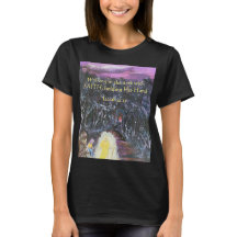 FAITHブックTシャツで闇の歩く