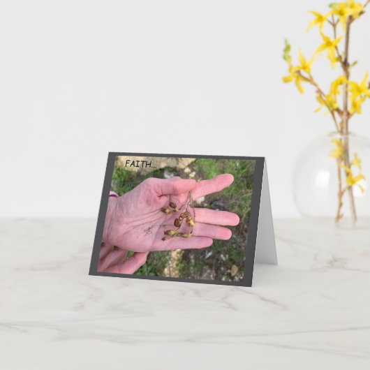 Faith カード (黄色い花)