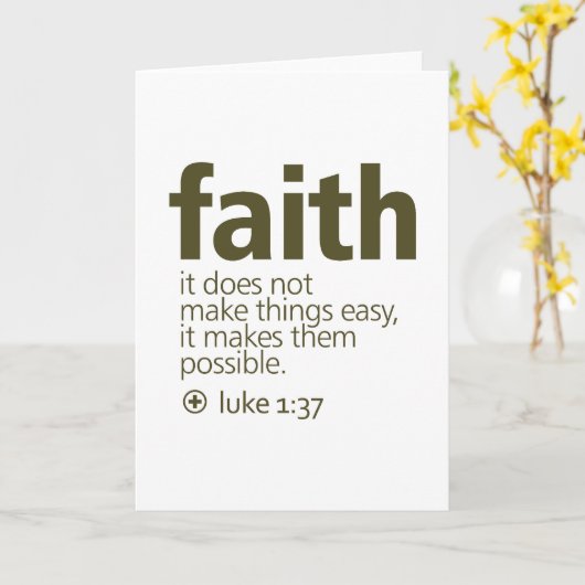 Faith カード (黄色い花)