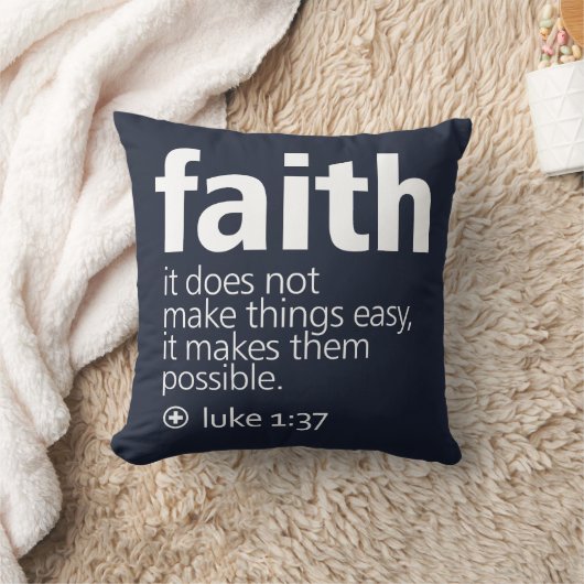 Faith クッション (ブランケット)